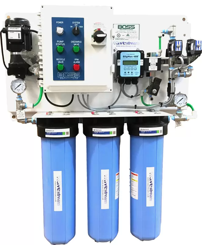 Wave MiniBOSS Bilge Water Filter and Monitoring System Image