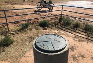 Haddon Corner Plaque solo outback australian ride